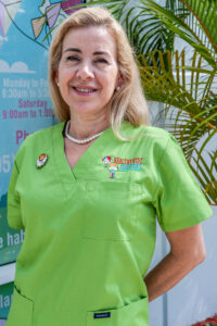 Hilda Taylhardat. Office Manager