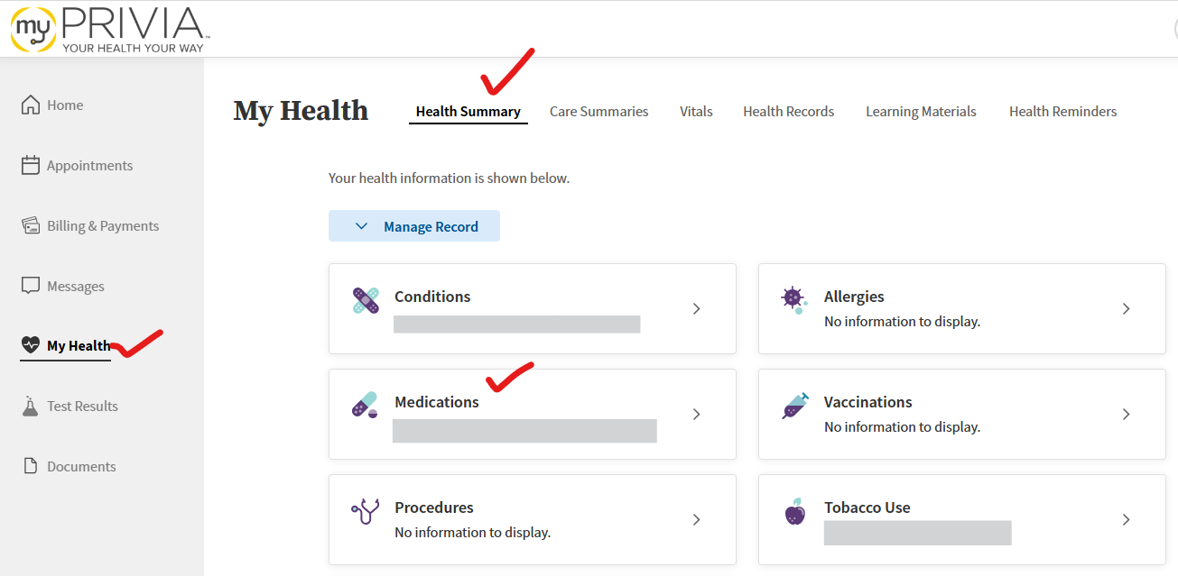 health summary