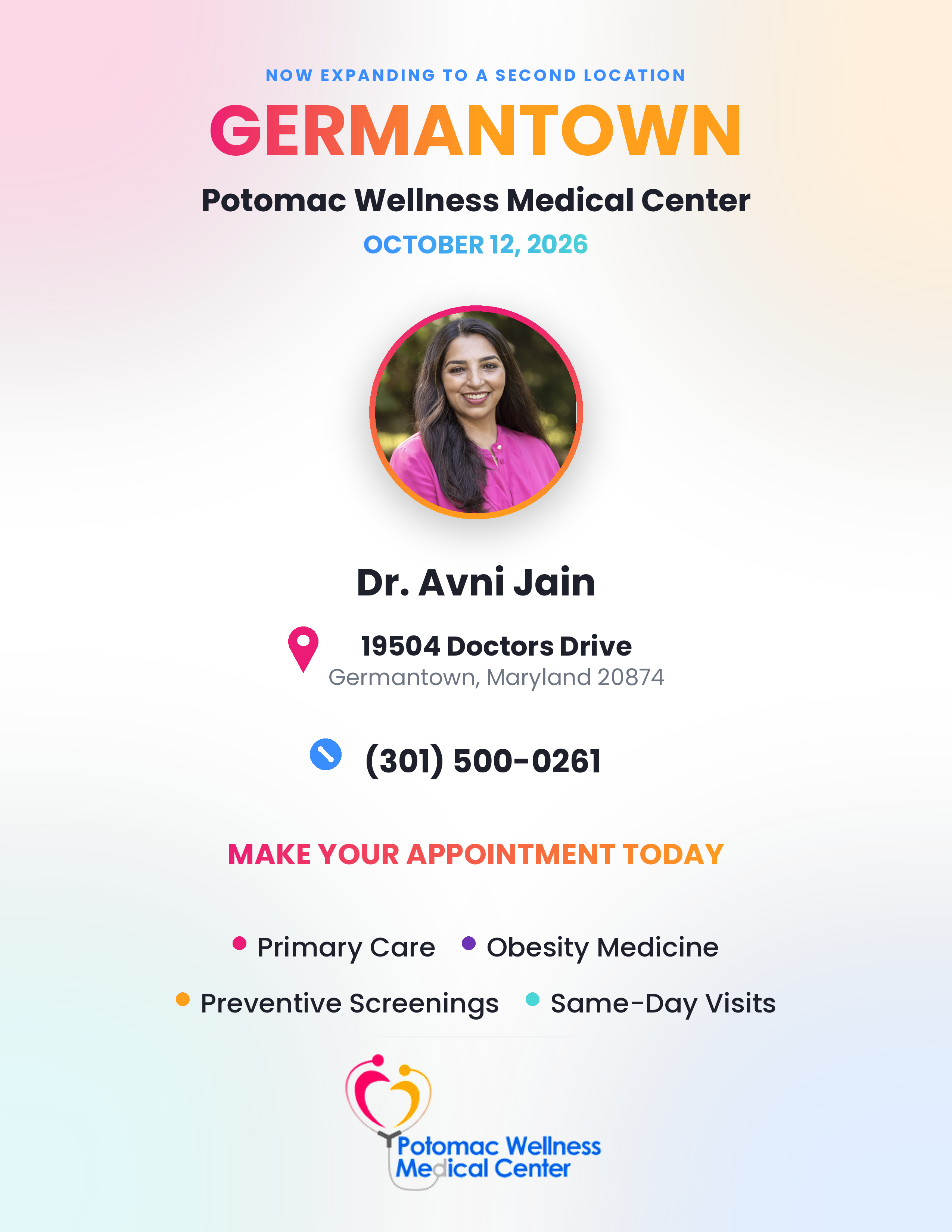 potomac wellness poster