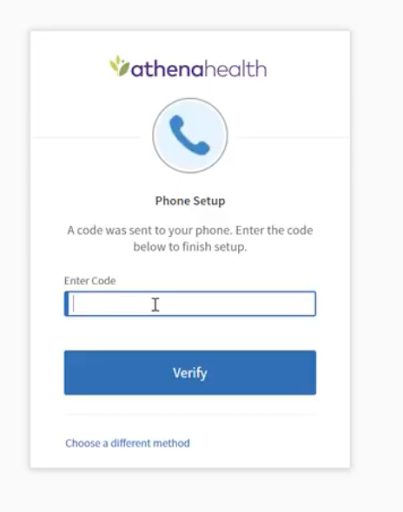 Athena Enter Code