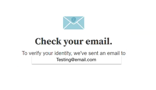 Check Your Email