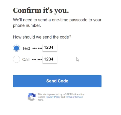Send Code