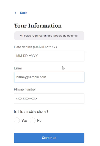 Your Information