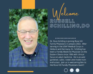 Welcoming Dr. Russell Schilling, DO