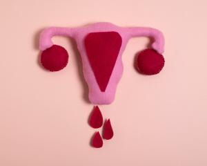 Reproductive system blood drops