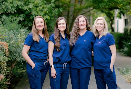 A group photo of the clinical staff
