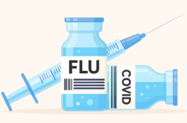 Animation of Flu and COVID vaccines