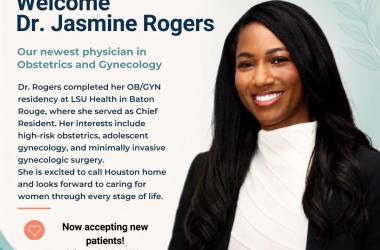 Welcome Dr. Jasmine Rogers