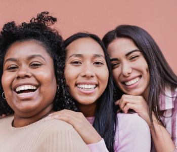 A group of smiling women